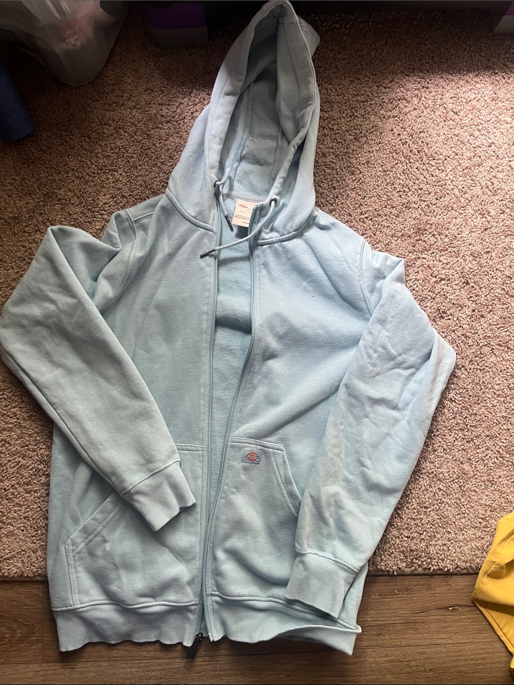 Light Blue Zip-Up Hoodie Dickies